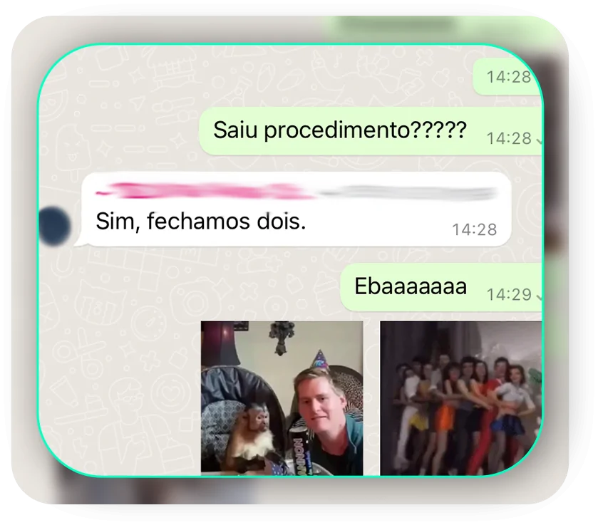 Captação eficaz: paciente agendou online e realizou botox